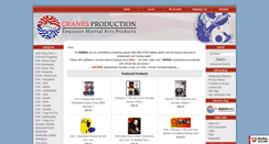 Desktop Screenshot of cranesproduction.net